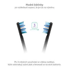 Náhradní hlavice TrueLife SonicBrush Clean-series heads Whiten black 2 pack černá

 obrázek produktu 2 z 3