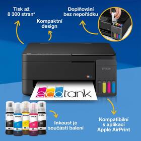 Tiskárna multifunkční Epson EcoTank L3310 černá

 obrázek produktu 3 z 15