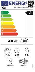 Pračka Beko EWUE76261CSH1W bílá

 obrázek produktu 1 z 5