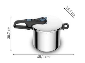 Tlakový hrnec Tefal P2584401, 8 l nerez

 obrázek produktu 2 z 11