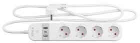Kabel prodlužovací Tesla PS300, 4x zásuvka/1x USB-C/2x USB-A bílý

 obrázek produktu 2 z 9