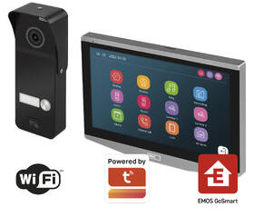 Dveřní videotelefon EMOS GoSmart IP-750A, Wi-Fi černý/stříbrný

 obrázek produktu 1 z 13
