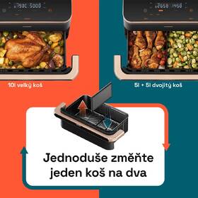 Fritéza horkovzdušná COSORI TF101S Dual Blaze TwinFry 10 l černá

 obrázek produktu 9 z 14