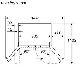 Americká lednice Bosch KFF96PIEP ocel

 obrázek produktu 16 z 20