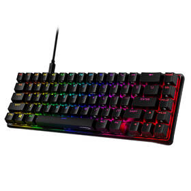 Klávesnice HyperX Alloy Origins 65 - Red, US Layout černá barva
