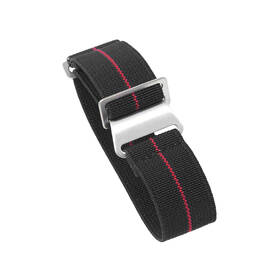 Řemínek RhinoTech univerzální nylonový tah Quick Release 22mm černý/červený

 obrázek produktu 1 z 3