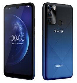 Mobilní telefon Aligator S6550 Duo modrá barva
