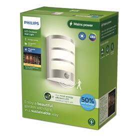 Nástěnné svítidlo Philips Python, 2700 K nerez

 obrázek produktu 5 z 5