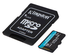 Paměťová karta Kingston MicroSDXC 1TB U3 UHS-I (200R/160W) + adaptér 

 obrázek produktu 1 z 4