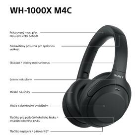 Sluchátka Sony WH-1000XM4C černá

 obrázek produktu 15 z 16