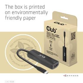 Redukce Club3D USB-C/HDMI 8K60Hz/4K120Hz 

 obrázek produktu 9 z 9