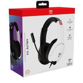 Headset Turtle Beach Airlite Fit, Nintendo Switch 2 černý/bílý

 obrázek produktu 8 z 10