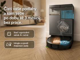 Robotický vysavač iRobot Plus 415 Combo + AutoWash dock černý

 obrázek produktu 35 z 38