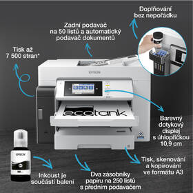 Tiskárna multifunkční Epson EcoTank M15180 bílá

 obrázek produktu 3 z 15
