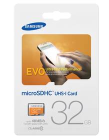 Paměťová karta Samsung 32GB UHS-I U1 (48R/10W) + adapter 

 obrázek produktu 3 z 3
