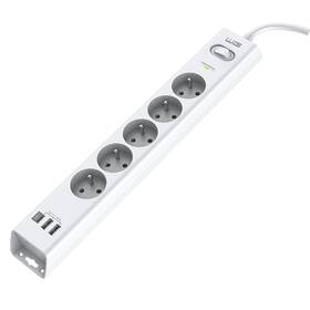 Přepěťová ochrana WG 5x zásuvka, 2xUSB-A, 1xUSB-C bílá

 obrázek produktu 1 z 1