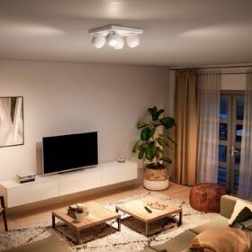 Bodové svítidlo Philips Buckram White Ambiance 4 Spot bílé

 obrázek produktu 3 z 5