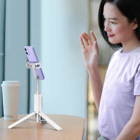 Selfie tyč Baseus cestovní s tripodem bílá

 obrázek produktu 11 z 12