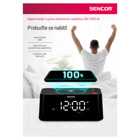 Budík Sencor SDC 7600 Qi černý

 obrázek produktu 8 z 9