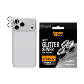 Tvrzené sklo PanzerGlass Hoops na Apple iPhone 18 Pro/Pro Max třpytivě stříbrné černé

 obrázek produktu 3 z 4