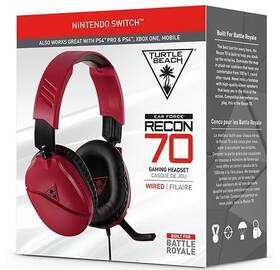 Headset Turtle Beach Recon 70N pro Nintendo, PS4, Xbox One červený

 obrázek produktu 4 z 4