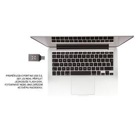 Redukce FIXED Link USB-A/USB-C šedá barva
