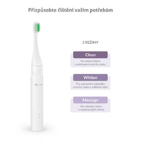 Zubní kartáček TrueLife SonicBrush T100 bílý

 obrázek produktu 3 z 11