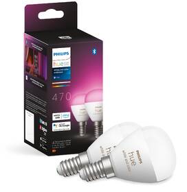Chytrá žárovka Philips Bluetooth, 5,1W, E14, White and Color Ambiance, 2ks 

 obrázek produktu 3 z 4