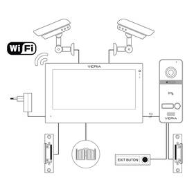 Dveřní videotelefon VERIA 3001-W + VERIA 301 bílý

 obrázek produktu 3 z 4