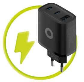 Nabíječka do sítě Mobile Origin GaN 40W MO13, 1x USB-A,  2xUSB-C černá

 obrázek produktu 8 z 12