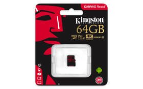 Paměťová karta Kingston microSDXC 64GB UHS-I U3 (100R/80W) 

 obrázek produktu 2 z 2