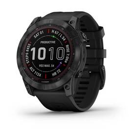 Chytré hodinky Garmin fenix 7X Sapphire Solar - Titan Black/Black Silicone Band 

 obrázek produktu 6 z 10