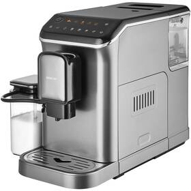 Automatický kávovar Sencor SES 8000BK stříbrná barva
