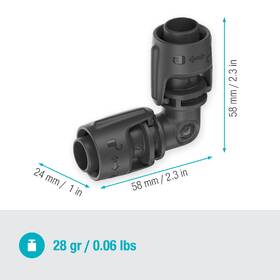 L-spojka Gardena MicroDrip System 13 mm (2 ks) 

 obrázek produktu 2 z 5