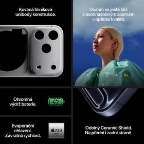 Mobilní telefon Apple 256 GB kosmicky oranžový 

 obrázek produktu 6 z 10