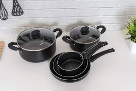 Sada nádobí BANQUET Black Stone, 7 ks 

 obrázek produktu 4 z 7