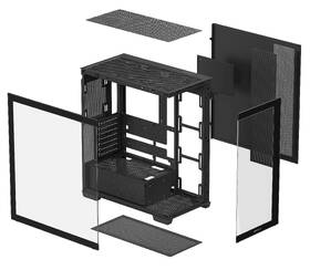 Case DeepCool CG580 černá barva
