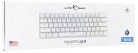 Klávesnice White Shark WAKIZASHI 2, Blue Switch, US layout bílá

 obrázek produktu 6 z 6