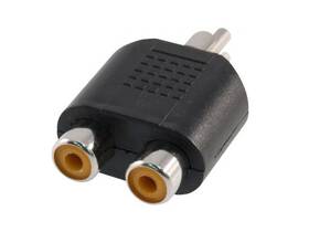 Adaptér PremiumCord kjr-05, 1x Cinch male - 2x Cinch female černá

 obrázek produktu 1 z 1