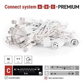 LED řetěz EMOS CHAIN, 50LED, IP44, WW (5m) bílý

 obrázek produktu 4 z 6