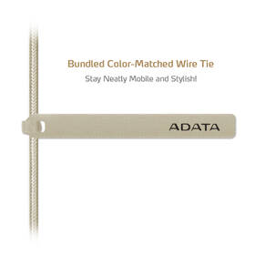 Kabel ADATA Sync & Charge USB/Lightning, 1m, MFi, opletený zlatý

 obrázek produktu 4 z 7