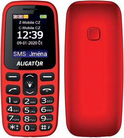 Mobilní telefon Aligator A220 Senior Dual SIM červený

 obrázek produktu 1 z 2