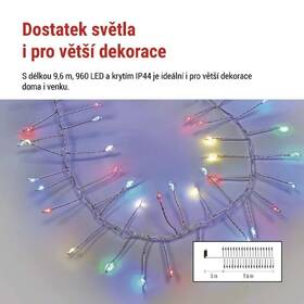 LED řetěz EMOS 960, IP44, MC (9,6m) stříbrný

 obrázek produktu 3 z 8