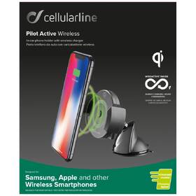 Držák na mobil CellularLine Pilot Active s bezdrátovou nabíječkou černý

 obrázek produktu 11 z 11