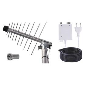 Venkovní anténa EMOS EM-20G/Z, se zdrojem 0–100 km DVB-T2 

 obrázek produktu 3 z 6
