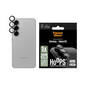 Ochranné sklo čočky fotoaparátu PanzerGlass HoOps Ceramic na Samsung Galaxy S25 černé

 obrázek produktu 3 z 9