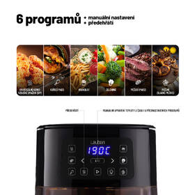 Fritéza horkovzdušná Lauben Hot Air Fryer 4000BC 

 obrázek produktu 7 z 10