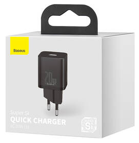 Nabíječka do sítě Baseus Super Si USB-C, 20 W, QC 3.0 černá

 obrázek produktu 9 z 9