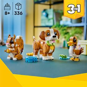 Stavebnice LEGO® Creator 3 v 1 31382 Roztomilá zvířata: Roztomilé štěňátko 

 obrázek produktu 7 z 8