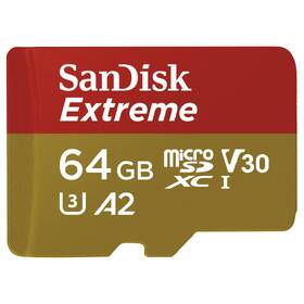 Paměťová karta SANDISK 64GB UHS-I U3 (160R/60W) + adapter 

 obrázek produktu 2 z 4